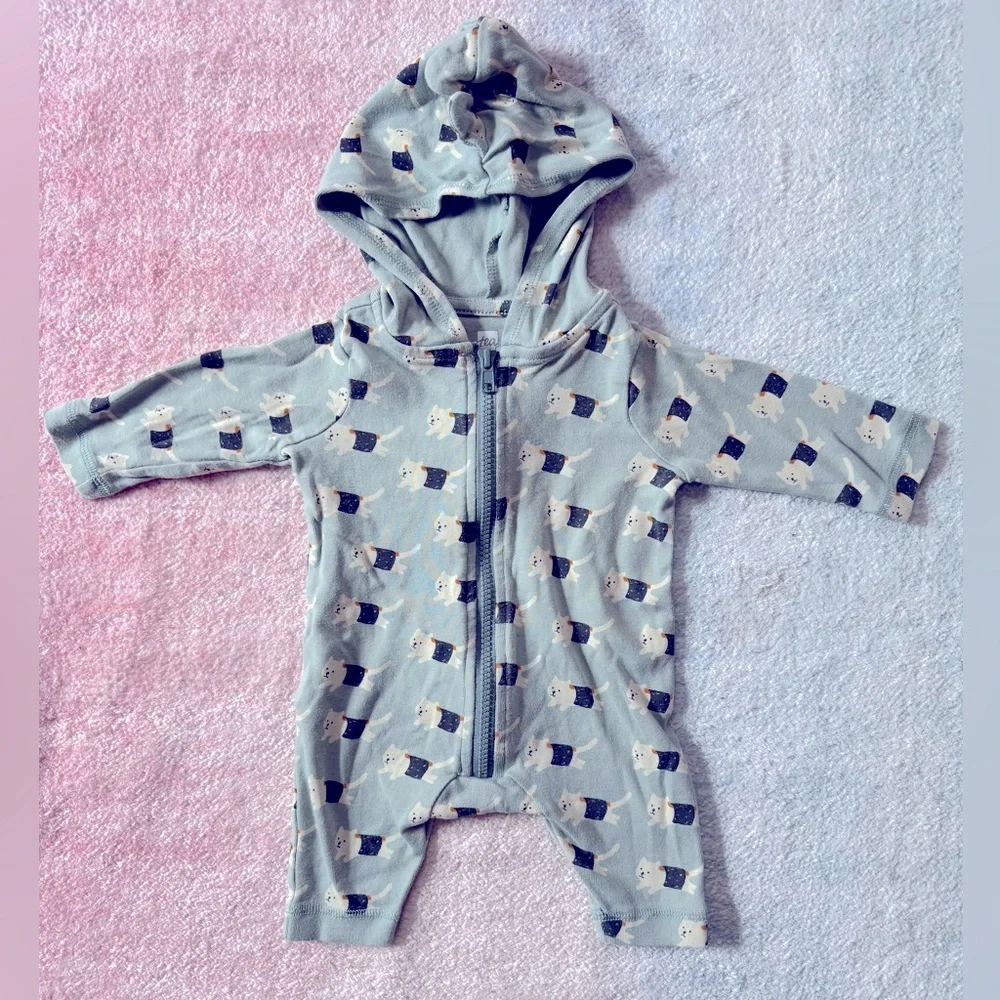 Tea Collection Baby Boys Bodysuit/Romper Lot - Size 0-3 Months